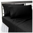 1000TC 100%Egyptian Cotton 4PCS SHEET SET BLACK SOLID TWIN XL SIZE