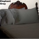 1000TC 100%Egyptian Cotton 3PCS SHEET SET GREY STRIPE CAL- KING SIZE