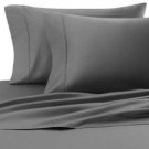 1000TC 100%Egyptian Cotton 3PCS SHEET SET GREY SOLID CAL- KING SIZE