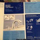 Glacier Bay Builders 2 Handle Roman Tub Faucet with Hand Shower in Chrome#477427