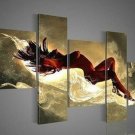 No Frame!! multi-panel beautiful hot naked girl body group women nude sexy oil painting art