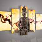 Framed & Stretched!! 100% Hand Painted Buddha Oil Painting on Canvas