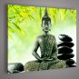 Framed Wholesale Wall Decoration Buddha Face Oil Painting on Canvas