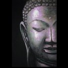 Framed!! Zen Buddha Canvas Wall Art Modern God Abstract Painting