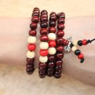 108 Tiger Eye Gem Beads Tibetan Buddhist Prayer Mala Bracelet with Free Mala Bag 8mm Buddha