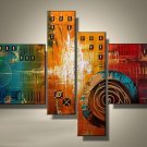 Framed!! Handmade Oil Painting Modern Abstract Art on Canvas for Home Decor