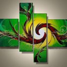 Framed!! hand-painted Canvas Wall Art Acrylic Abstract Oil Painting Home Decoration Modern Art