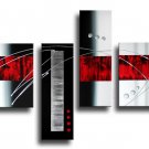Framed!! hand-painted oil wall art red Home Decoration Modern Abstract Oil Painting on canvas