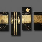 Framed!! Art handmade abstract oil painting on canvas modern 100% handmade original directl