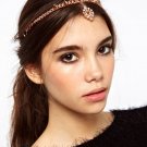 Girl Fashion Pink Metal Rhinestone Head Chain Jewelry Headband Hair Accessories