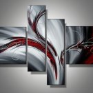 Framed!! 100% Handmade Abstract Oil Painting on Canvas for Decor(Small Size)