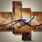 Framed!! Home Decoration Hand Painted Modern Abstract Oil Painting on Canvas(Small Size)