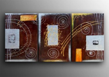 Ready to hang New HUGE CANVAS WALL ORNAMENTS MODERN ABSTRACT OIL PAINTING