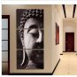 Handmade Zen Buddha Painting on Canvas for Decor No Frame