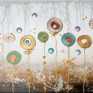 home decor hall wall art flower thick colors palette knife oil painting No Frame