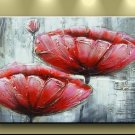 good quality large contemporary paint cherry blossom palette knife painting No Frame