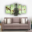 Framed Large Size abstract Religion Buddha Oil Painting Contemporary Bistro Tables