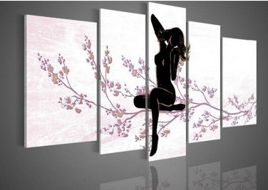 No Frame! Handmade Nude Female Body Paintings Modern Sexy Naked Woman Art Work Wall Deco