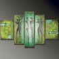 5 Panel Huge Wall Art Sex Nude Women Naked Girls Love Modern Oil Painting on Canvas No Frame