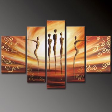 No Frame!Huge Size 100% hand painted oil painting on canvas China's image painting naked women