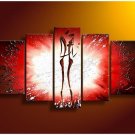 Huge Size Wall Paintings On Canvas Modern Abstract African Woman Painting Home Decor No Frame