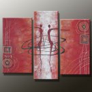 Framed Huge Modern Wall Decor Abstract Canvas Art Women Dancers Dancing Oil Paintings