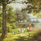 huge modern Trees mountain hd prints canvas art landscape unstretched No Frame