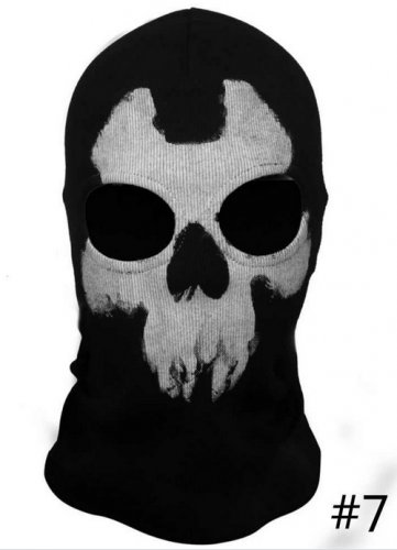 Generic Call of Duty 10 Balaclava Face Ghost Skull Mask Hood Biker Skateboard Cosplay Cod