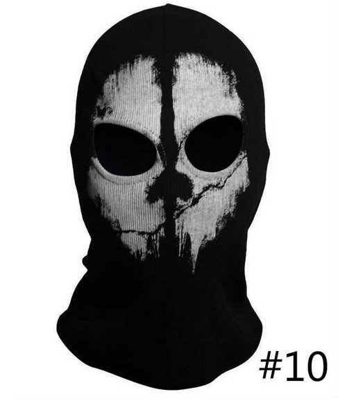 Call of Duty biker SUAVO Ghosts Logan Last Mission Full Face Skull Mask ...