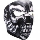 Hot Leathers Goblin Skull Neoprene Face Mask (Black)