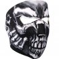 Hot Leathers Goblin Skull Neoprene Face Mask (Black)