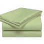 1000 TC Egyptian CottonSheet Set 4PCs SAGE Solid KING SIZE