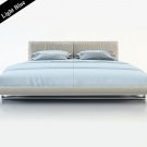 1000 TC Egyptian CottonSheet Set 4PCs LIGHT BLUE Solid CAL- KING SIZE