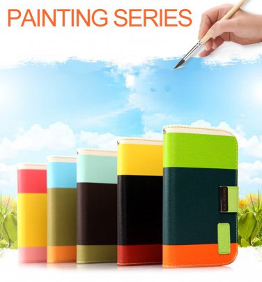 Samsung Galaxy Note 2 N7100 Purse Wallet Case Cover Protector