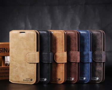 Leather Samsung Galaxy Note 2 N7100 Phone Case Wallet Cover
