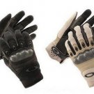 Motorcycle Tactical Sports Gloves Leather Plus Carbon Fiber Airsoft Paintball