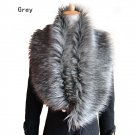 Womens Winter Shawls Faux Fur Scarves Shrug Warmer Wrap
