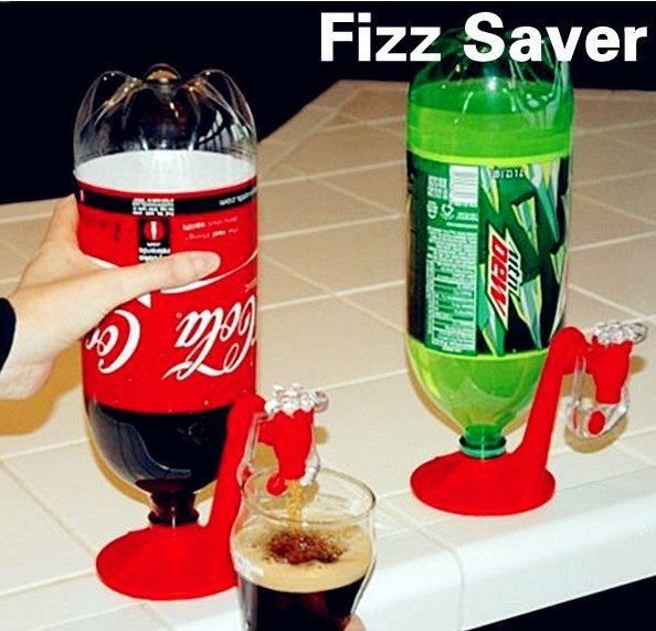 Soda Soft Drink Beverage Dispenser Coke POP FIZZ SAVER Pepsi