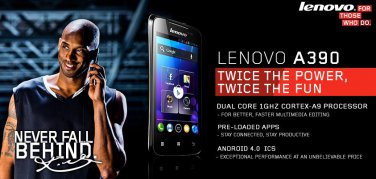 Unlocked Lenovo A390 Dual Core Smartphone Android 4.0