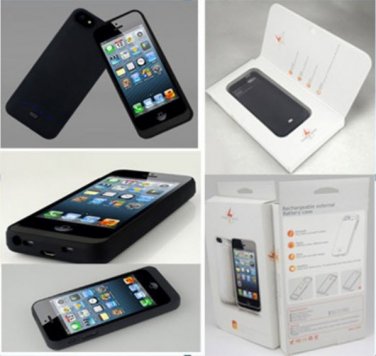 iPhone 5 Rechargeable Battery Charger Case 2800mAh Juice Pack Backup Cover