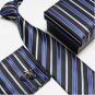 Silk Ties Necktie Gift Set + Cufflinks + Handkerchief + Gift Box