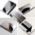 Stainless Steel Silver Aluminum Business ID Credit Card Holder Case Cover
