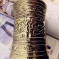 Big Roman Chalice Bangle Bracelet Cuff 18K Gold Plated Cosplay Costume Accessory