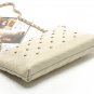 Vintage Rivet Chain Womens Girls Purse Clutch Hand Bag