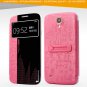 Galaxy Mega 6.3 i9200 Magic Mirror Flip Case Phone Cover Stand
