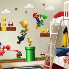 Super Mario Bros Decal Children Decor Kids Wall Sticker Poster