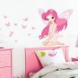 Fairy Vinyl Decal Childrens Girls Decor Pink Wall Sticker Poster