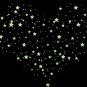 100pcs Glow in the Dark Stars Stickers Wall Decal Childrens Kids Decor