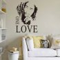 Bob Marley ONE LOVE Decal Decor Wall Sticker Poster