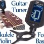 LCD Digital Bass Violin Ukulele Guitar Tuner Chromatic